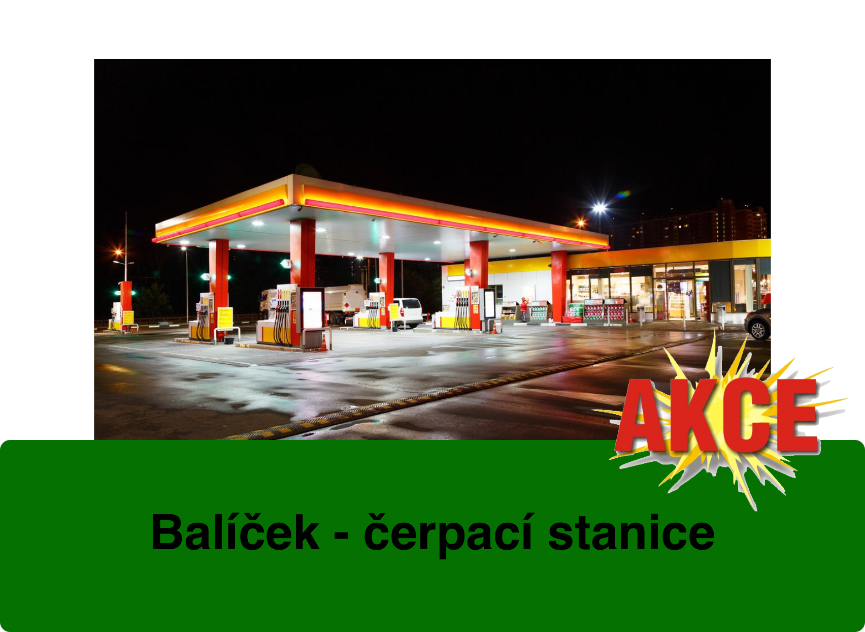klik jagardener - balíček čerpací stanice